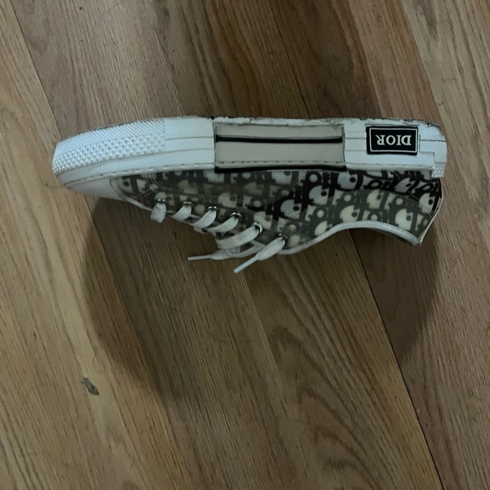 Dior Black and White Monogram Sneakers